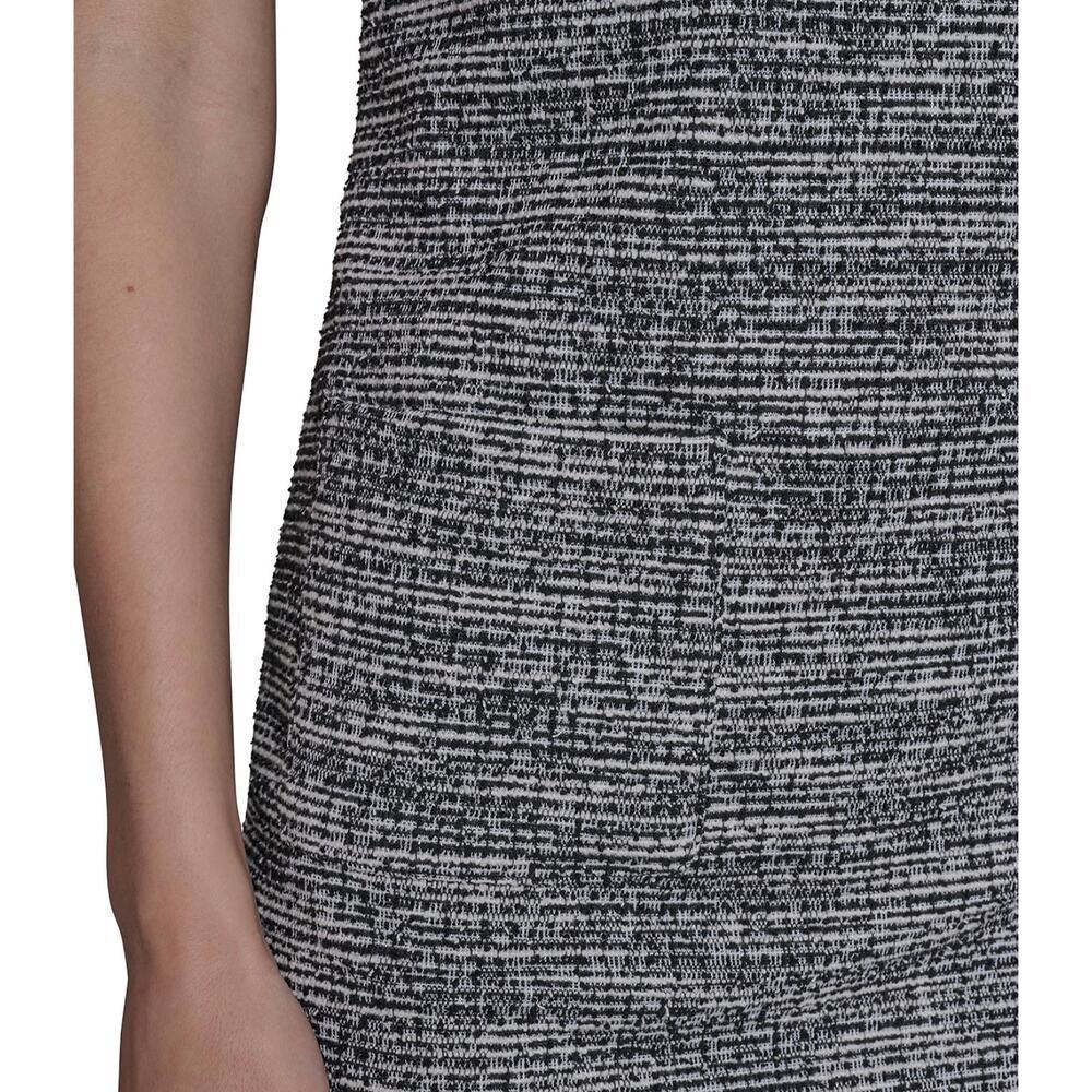 Karl Lagerfeld Paris Knit Tweed A Line Dress - Picture 6 of 9